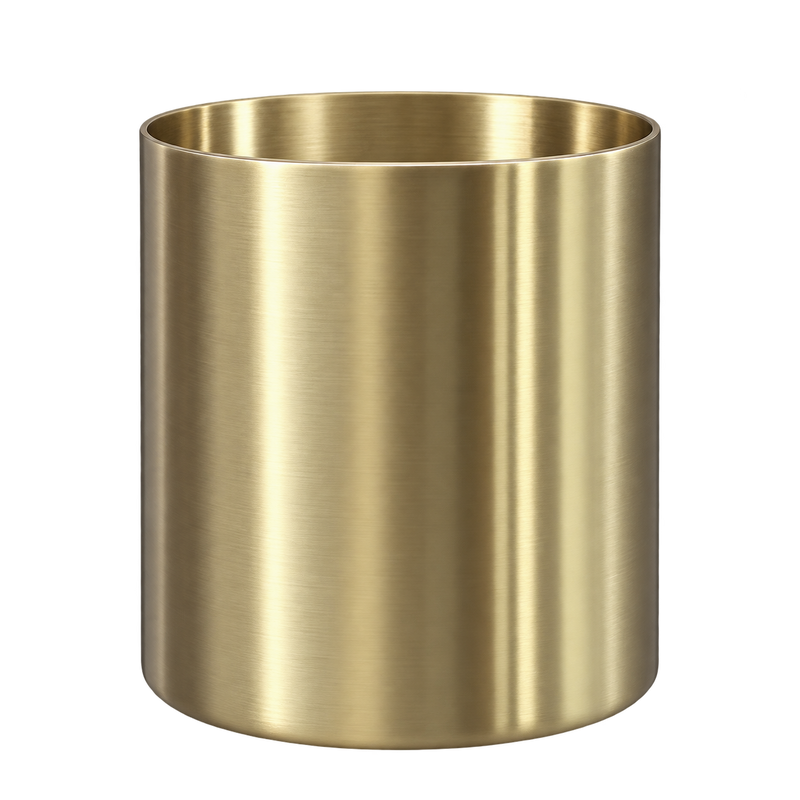 Envase Acero Dorado — acero inoxidable dorado, sin tapa