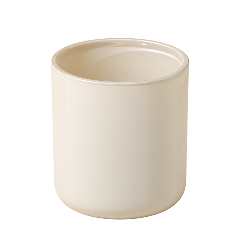 Envase Lino 295ml — crema mate, sin tapa